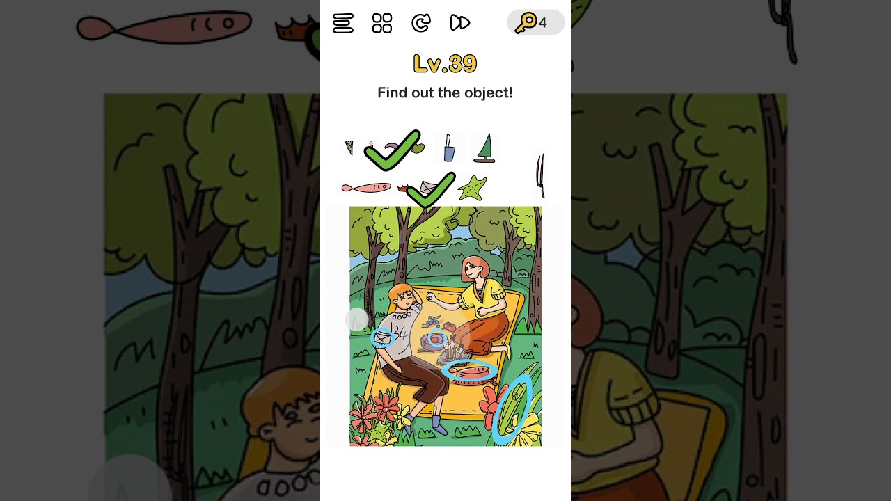 Brain Out : Level 39 ( Find out the object! )