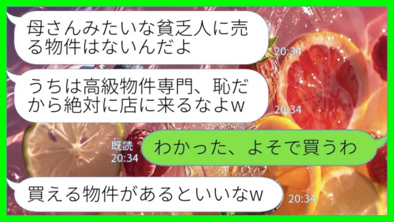 【LINE】不動産屋に行ったら音信不通だった息子と再会→息子「うちは高級物件専門だから年金暮らしの貧乏人に売る物件はないw」私「わかった、よそで買うわ」→億超えタワマンを現金一括購入した結果www