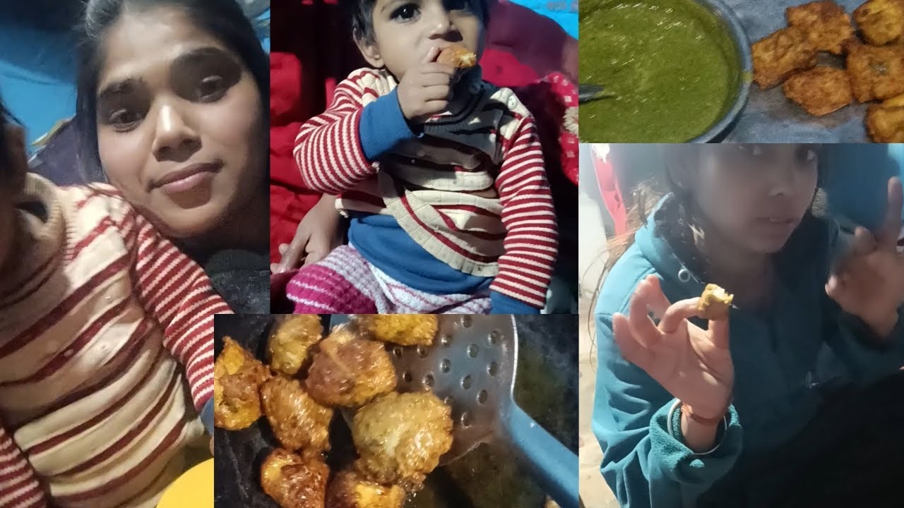 दाल की मंगौड़े हरी चटनी हमने बनाई 2 दिन मकर संक्रांति#रचना कश्यप 