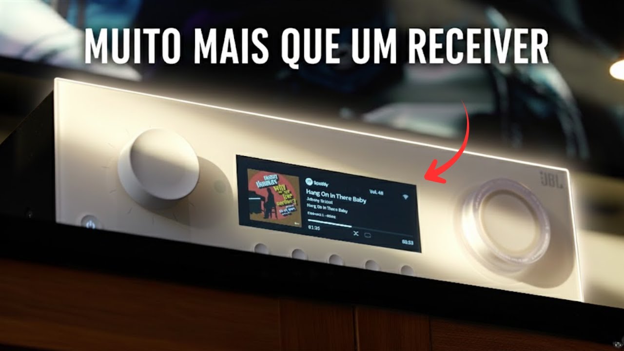 JBL MA9100HP – O Receiver MAIS BONITO e MODERNO que já Testei! ( É Muito Mais do Que Design!)