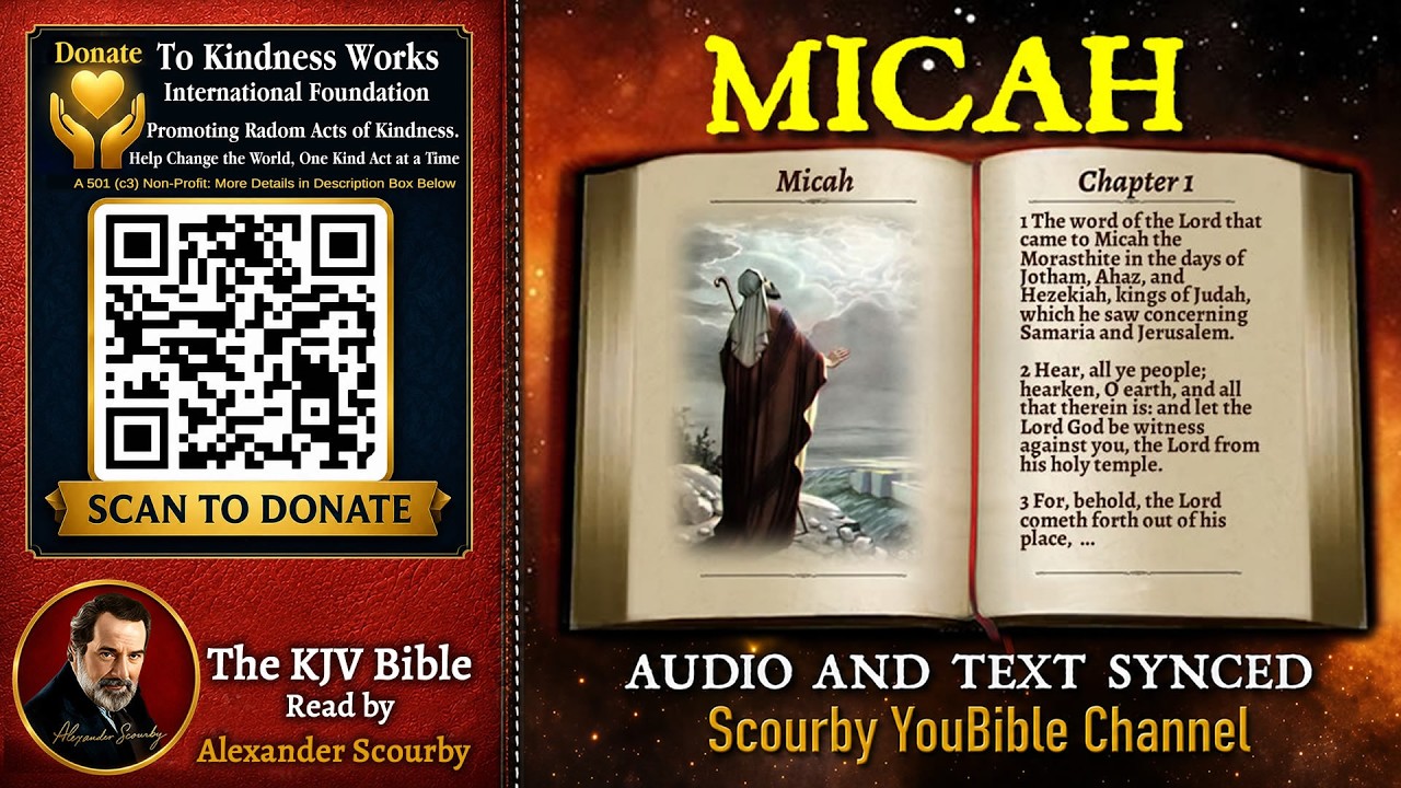 33 | Book of Micah | Read by Alexander Scourby | The GREATEST VOICE Ever Recorded!