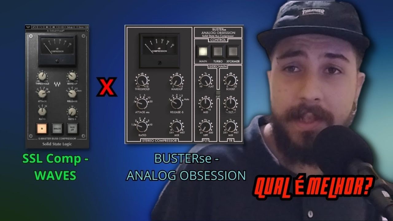 QUAL SERÁ O MELHOR?! Waves SSL COMP VS Analog Obsession BusterSE