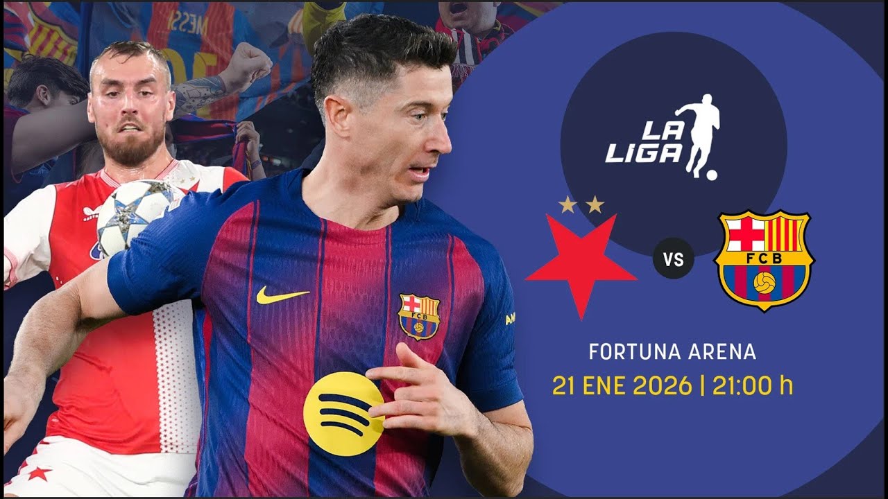SLAVIA PRAGA - FC BARCELONA | UEFA CHAMPIONS LEAGUE | EA SPORTS FC 26 - PS5 4K HDR