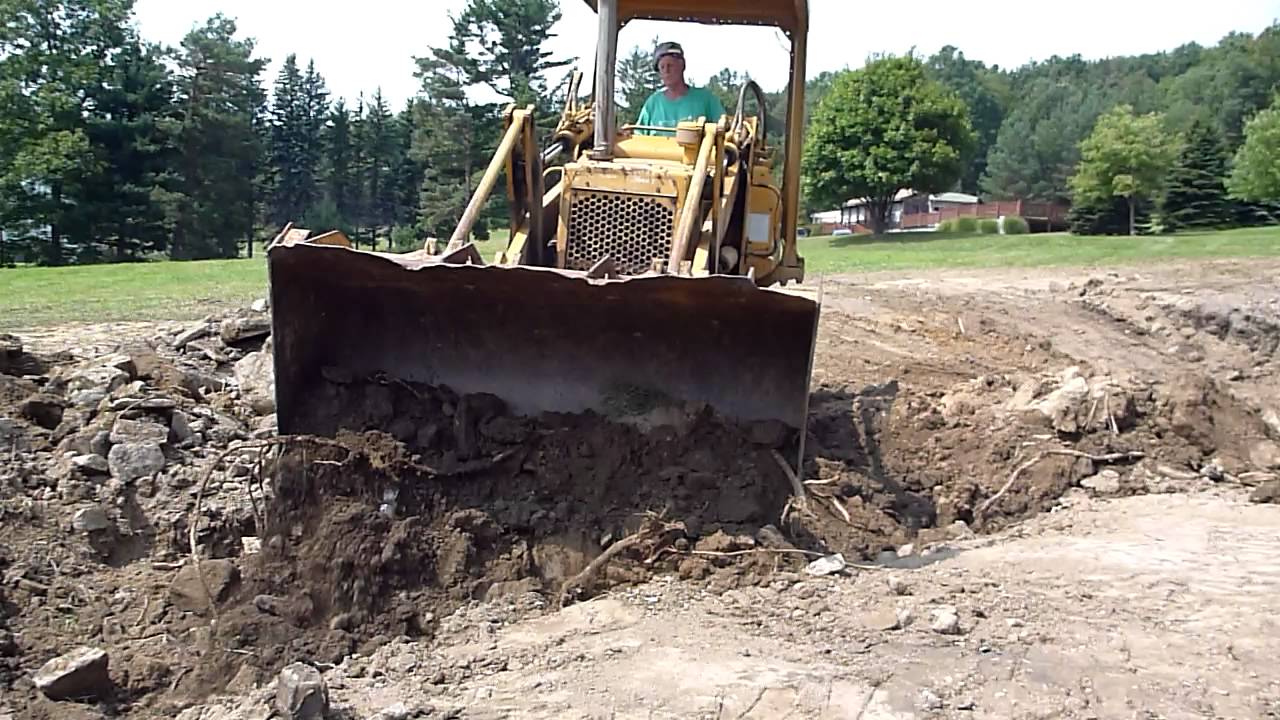 Cat 931 Trackloader Backfilling a Ditch