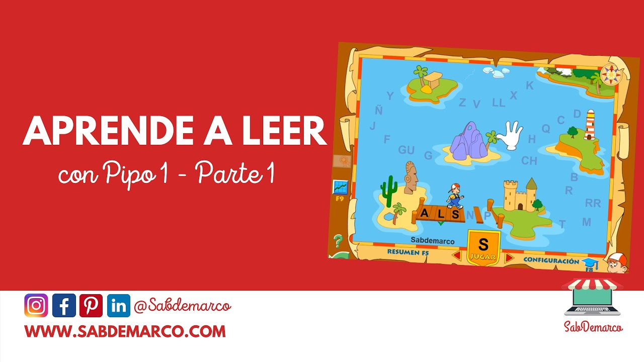 Juegos para aprender a leer con Pipo - Aprende a leer con pipo 1