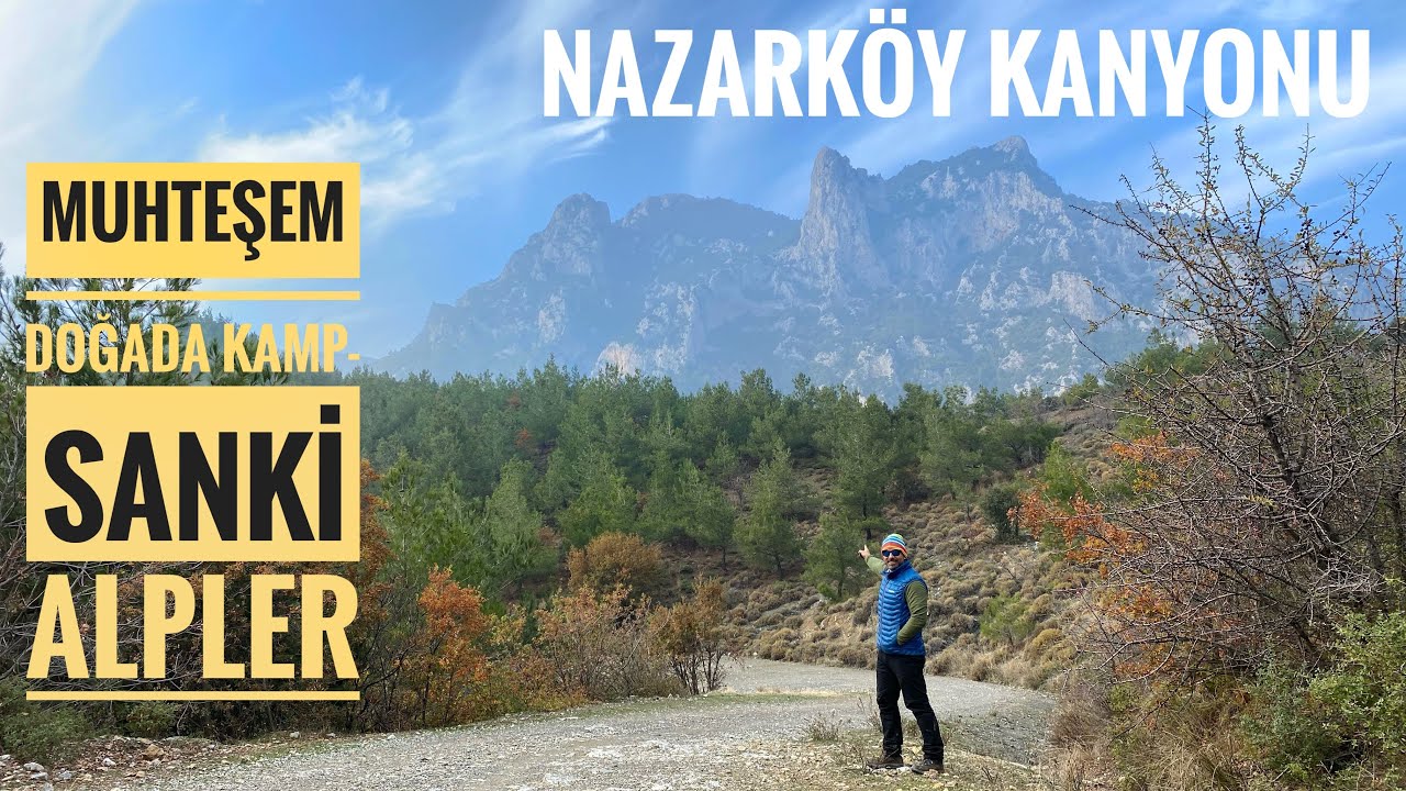 ALPLER KADAR GÜZEL NAZARKÖY KANYON - KAMP SOBALI ÇADIR KIŞ KAMPI