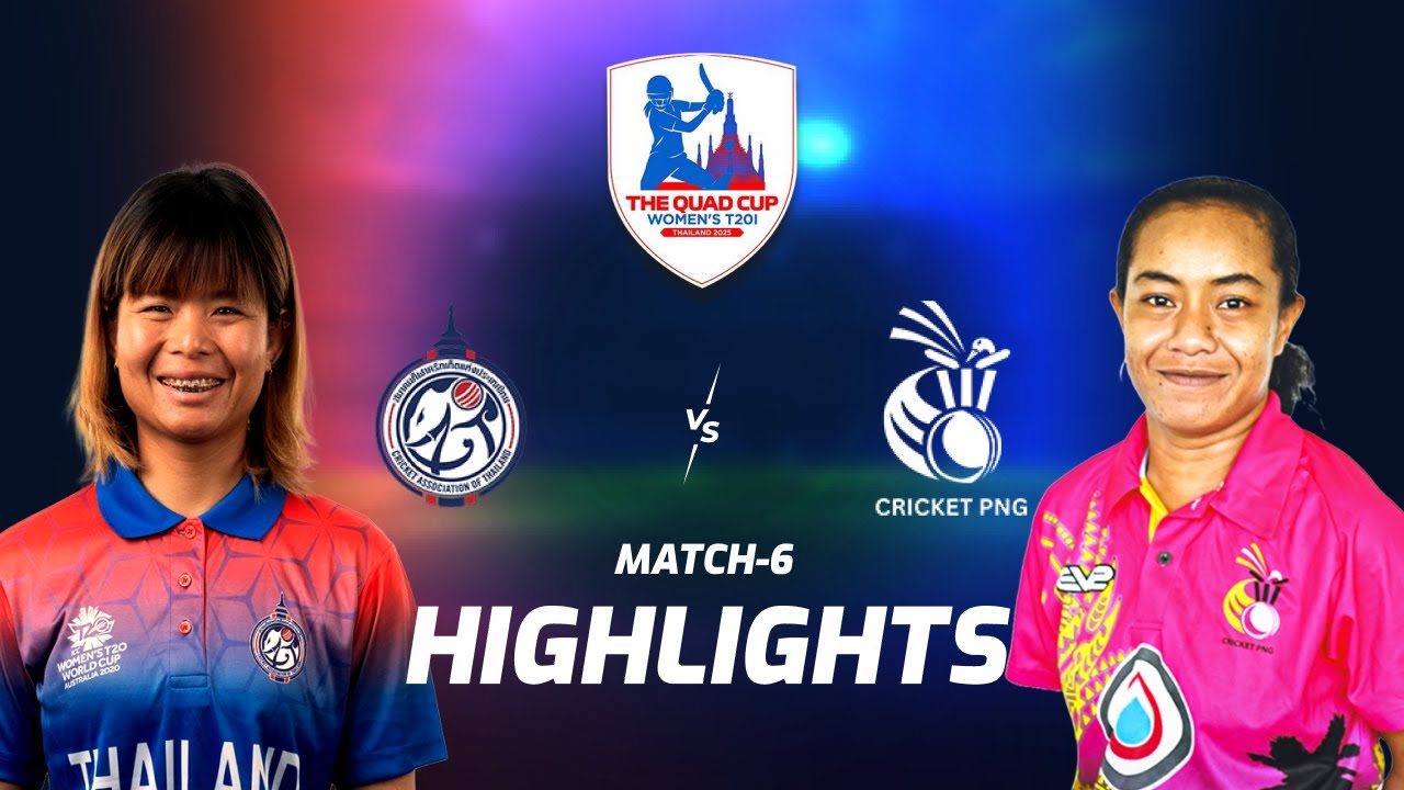 Quadrangular Women's T20I 2025 | Match 4 | Thailand Women VS Scotland Women | Full Highlight