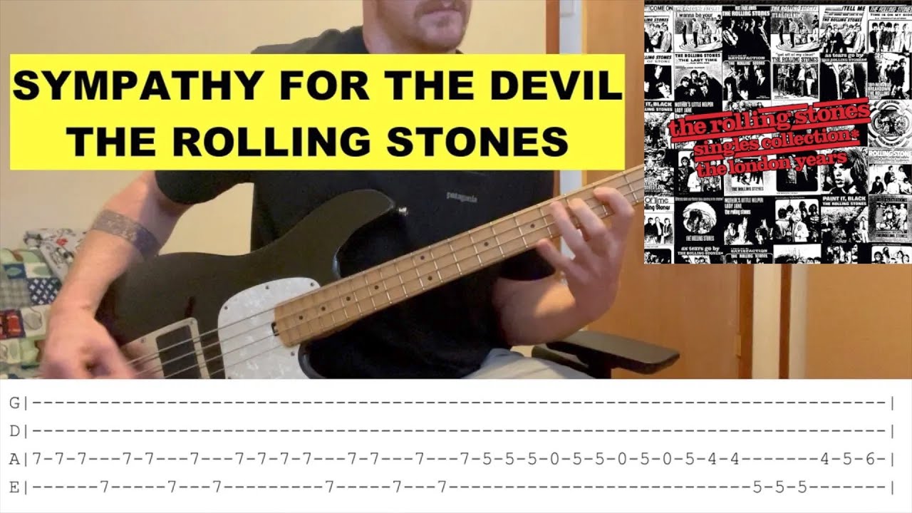 🎸SYMPATHY FOR THE DEVIL - THE ROLLING STONES BASS COVER