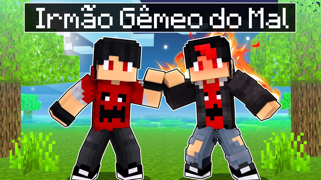 P3DRU tem um IRMÃO GÊMEO DO MAL no Minecraft