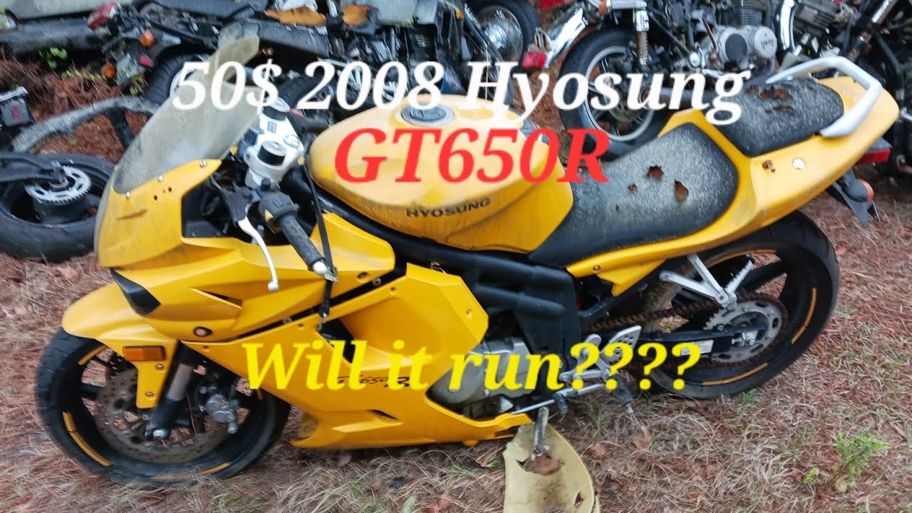 50$ Hyosung GT650R Comet || Will it run?