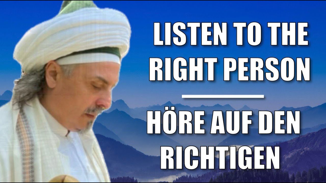 LISTEN TO THE RIGHT PERSON l H&Ouml;RE AUF DEN RICHTIGEN