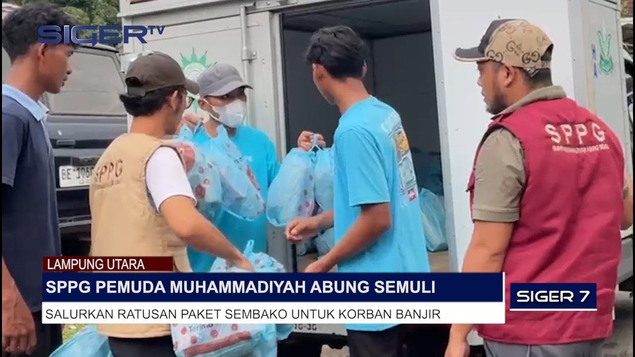 SPPG PEMUDA MUHAMMADIYAH ABUNG SEMULI SALURKAN RATUSAN PAKET SEMBAKO UNTUK KORBAN BANJIR
