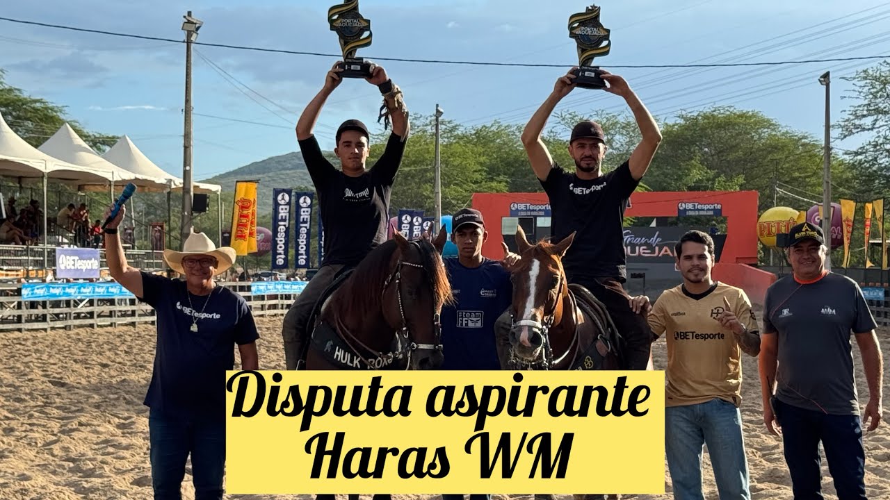 DISPUTA ASPIRANTE NO PARQUE WM CAMPEONATO PORTAL VAQUEJADA 2026