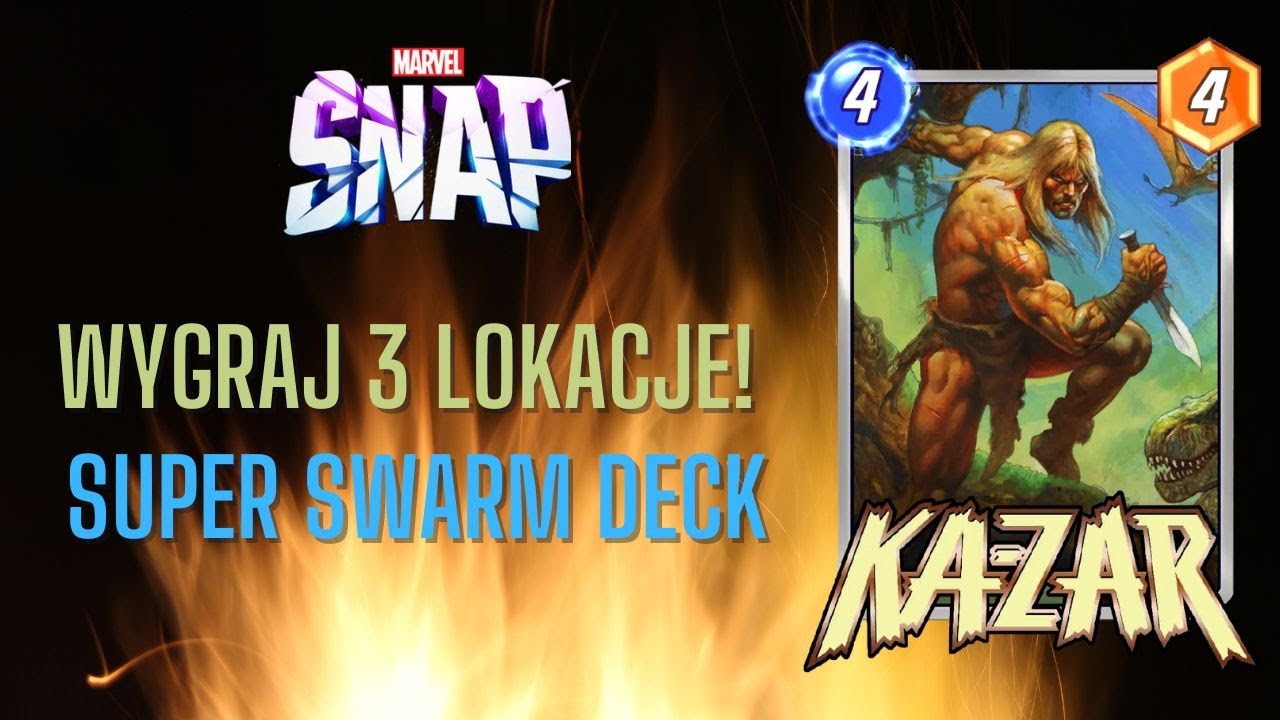 Wygraj wszystkie 3 lokacje! Prosty ale skuteczny swarm deck! Marvel Snap pool 2/3 deck