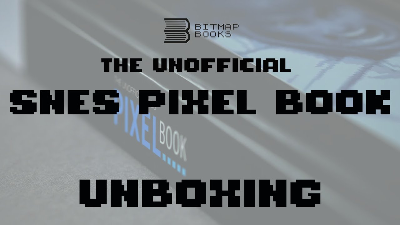 The Unofficial SNES Pixel Book Unboxing (Bitmap Books)