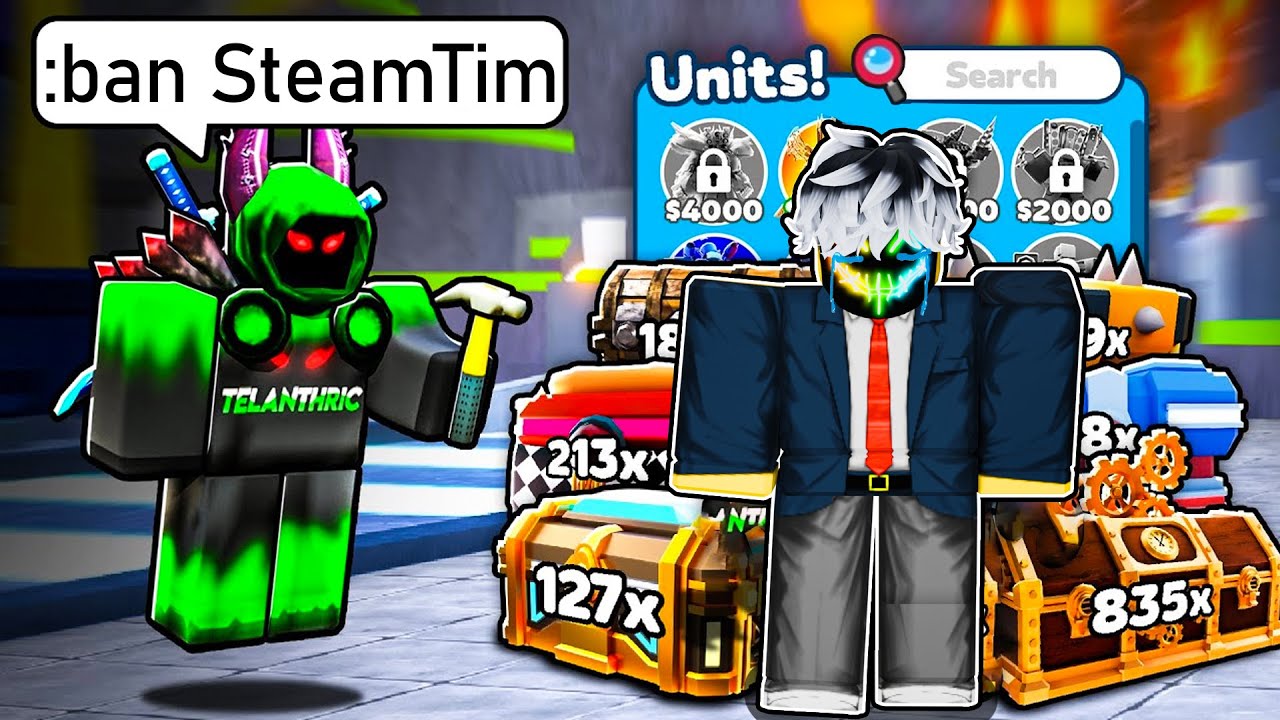 ✨ Я открыл ВСЕ крейты с 0% ШАНСОМ и был ЗАБАНЕН ТЕЛАНТРИКОМ в Toilet Tower Defense | Roblox