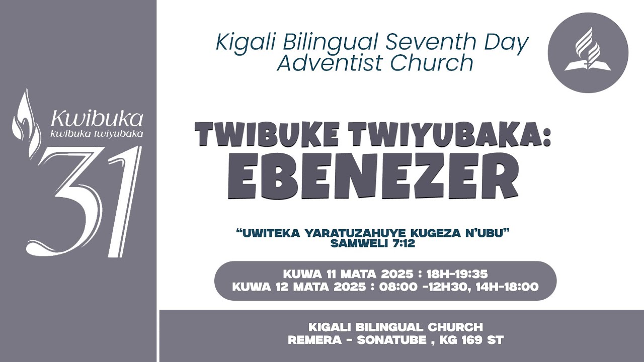 #Kwibuka31: Sabbath Worship Program - April 12/2025