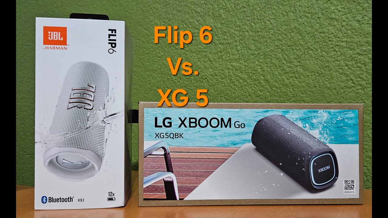 JBL FLIP 6 VS. LG XBOOM GO XG5