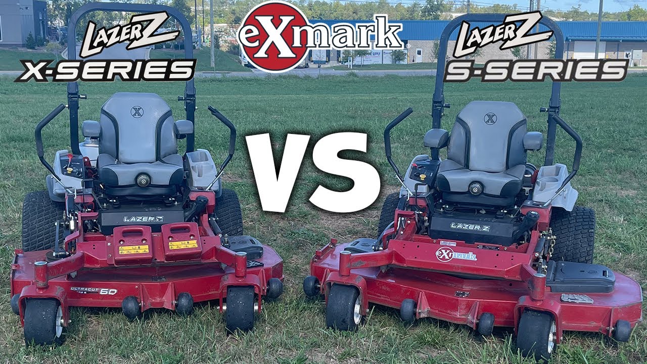 Comparing Exmark Lazer Z S-Series VS X-Series!