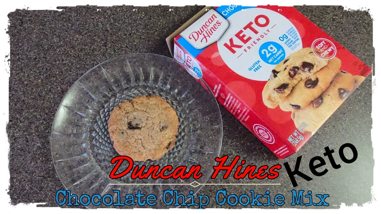 Duncan Hines Keto Chocolate Chip Cookie Mix | Product Review