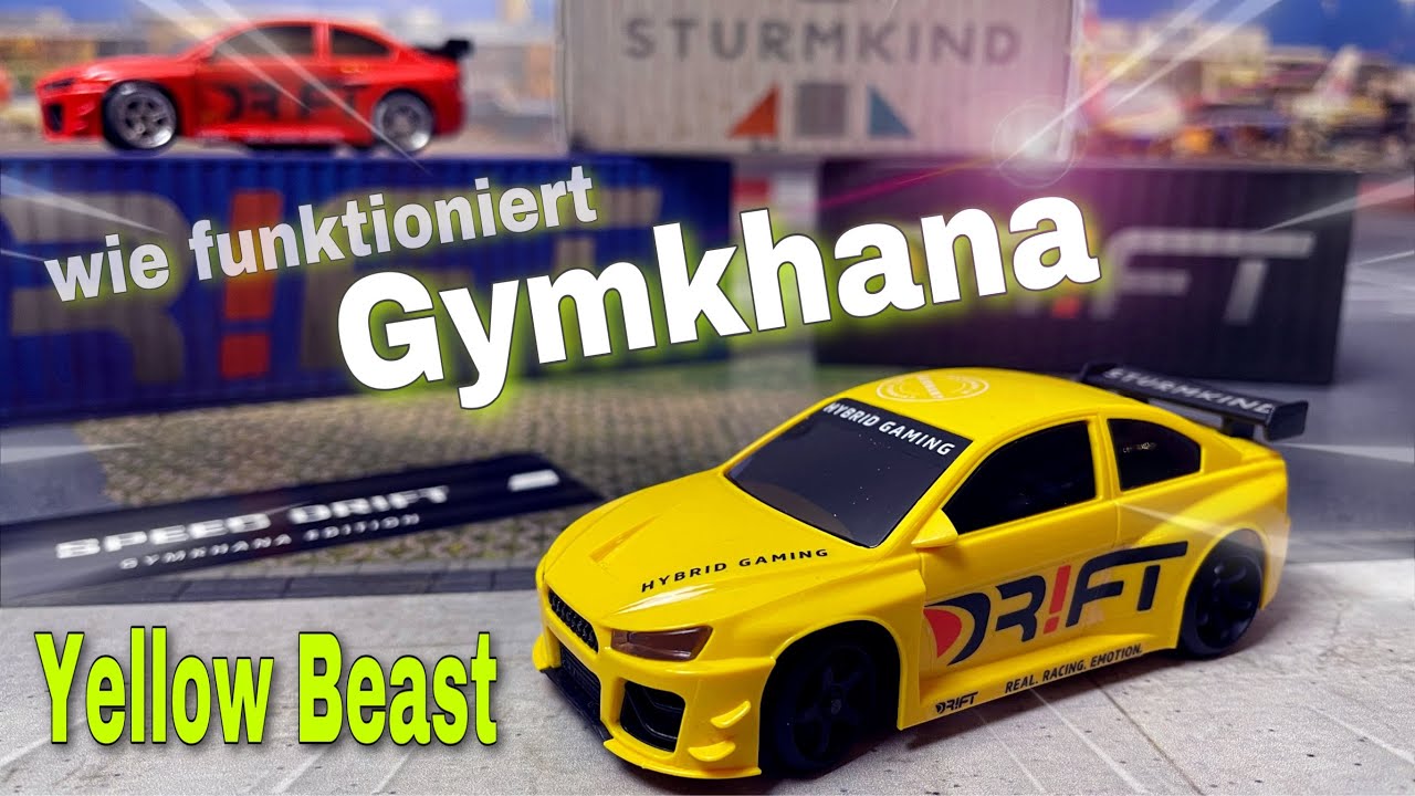 DR!FT Sturmkind - Gymkhana Gaming | einfach erklärt mit dem Yellow Beast V8 [deutsch]