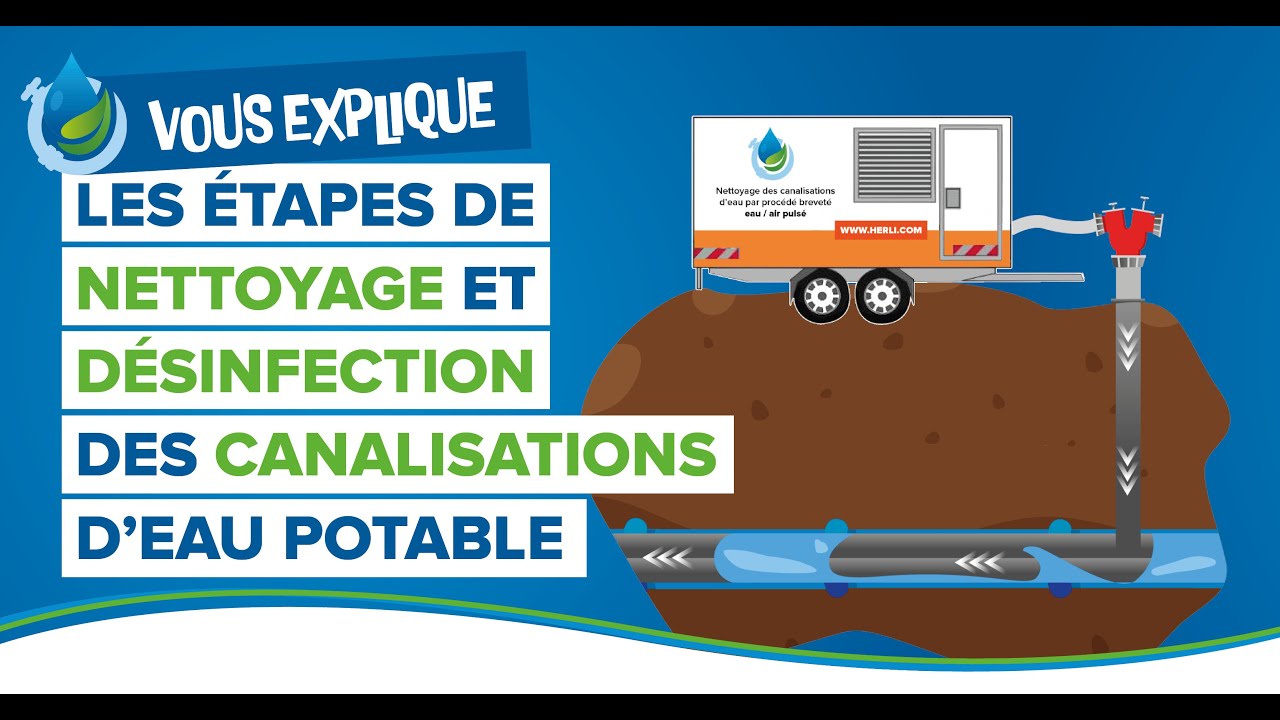 Etapes de Nettoyage et de Désinfection des Canalisations d'eau potable | HVE