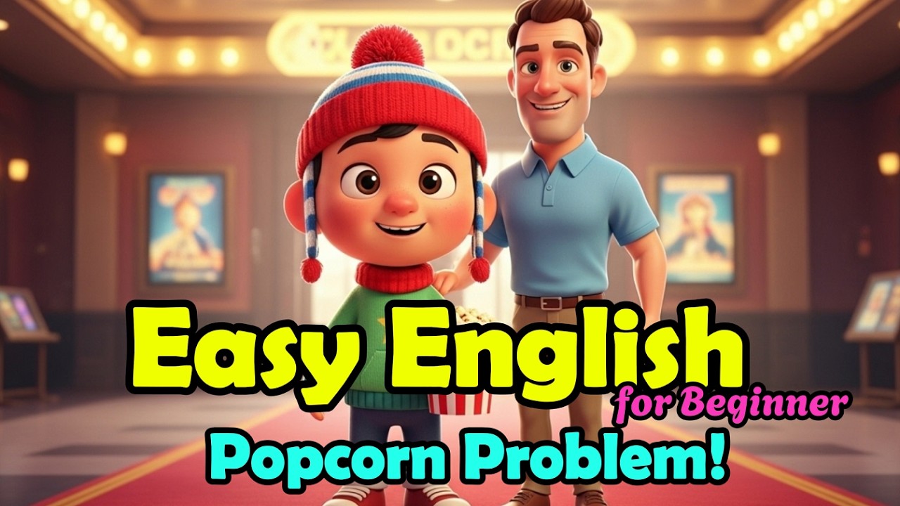 Good Manners at the Cinema -  Easy English Story for Beginners | #easyenglish
