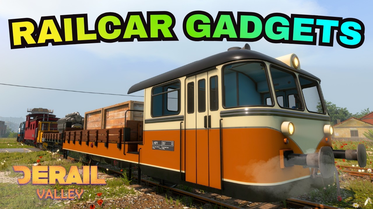 Derail Valley - Реалистичная сложность - Гаджеты для железнодорожных вагонов