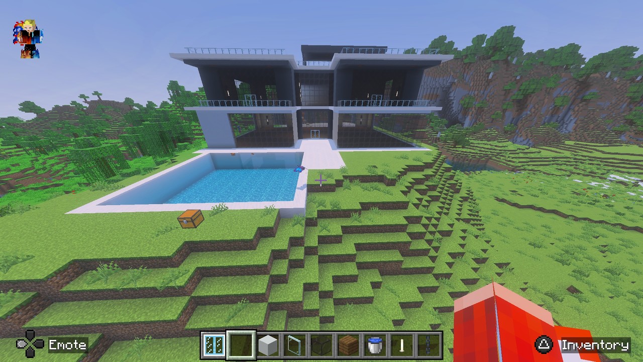 LA Style Mansion - Minecraft Bedrock