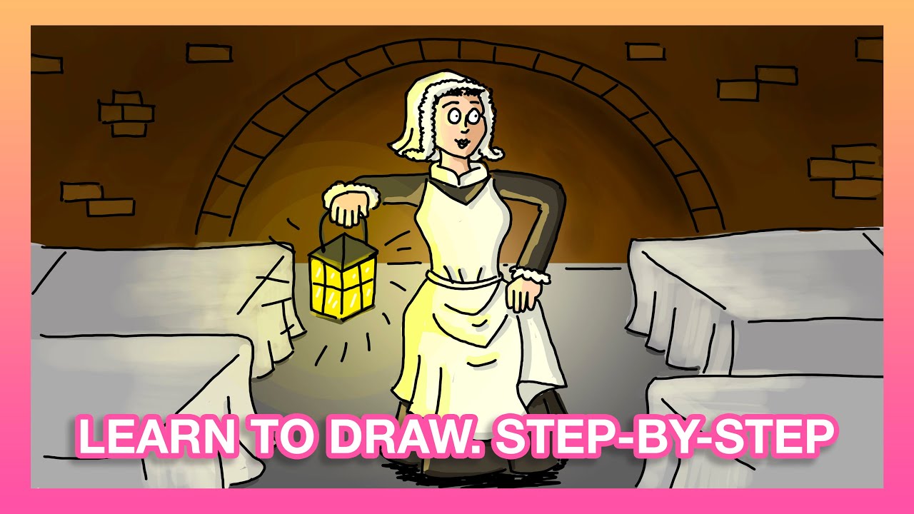 #AdArt - Learn how to draw Florence NIghtingale step-by-step.