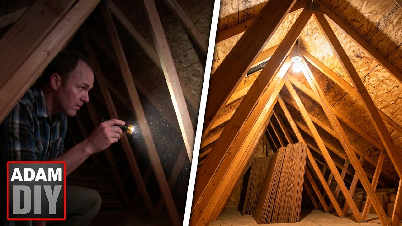 How to install an Attic Light