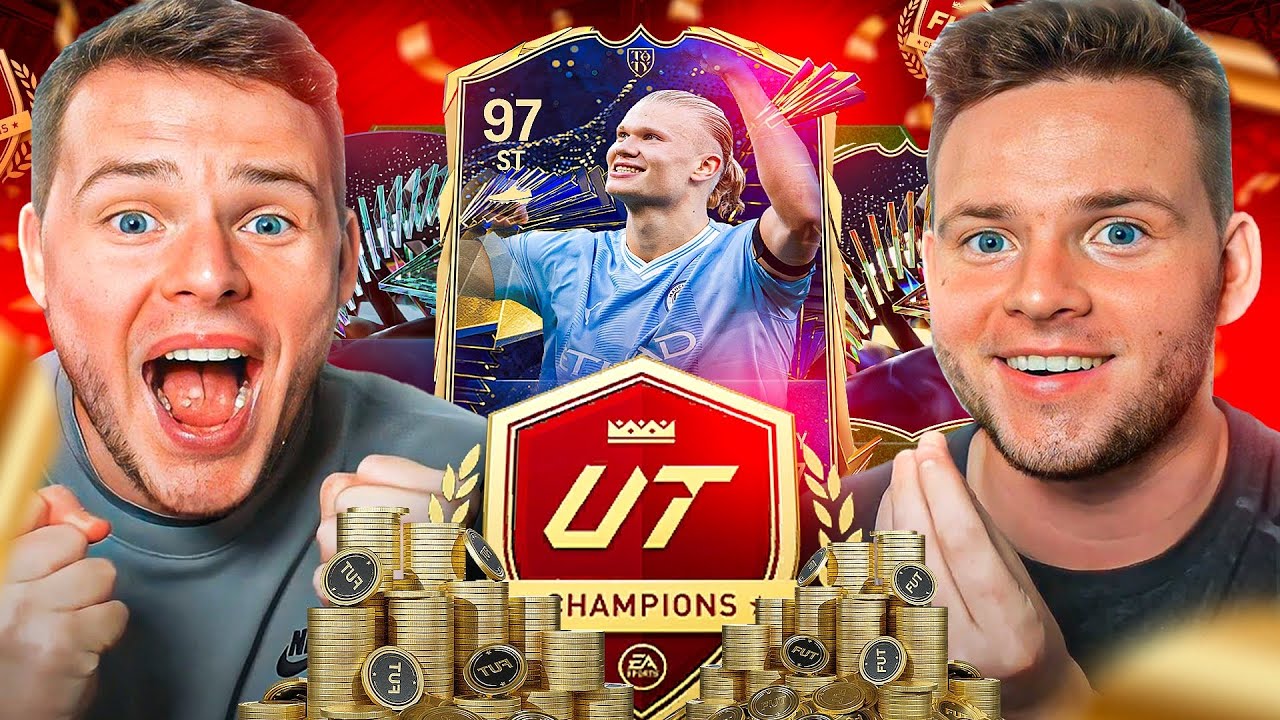 C'EST DUR ! On JOUE les PREMIERS MATCHS FUT Champions TOTS PL avec HAALAND TOTY ! FC 24