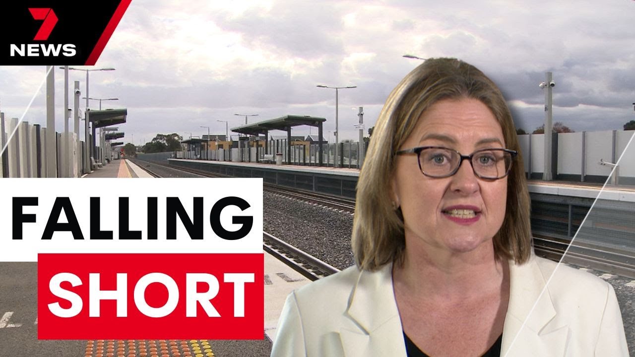 A new Deer Park Station railway platform built too short for the trains meant to stop there | 7NEWS