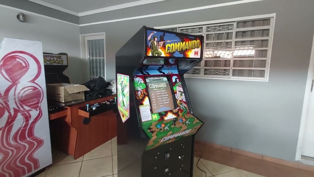 Recriando Máquinas clássicas Ep:19, Commando, Capcom 1985..Feito pela Arcade Solutions!