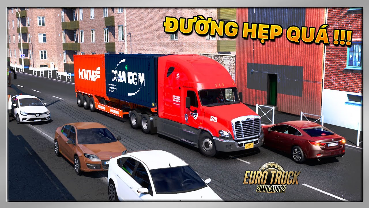 ETS2 - Xe Đầu Kéo Mỹ Freightliner Cascadia Chở 