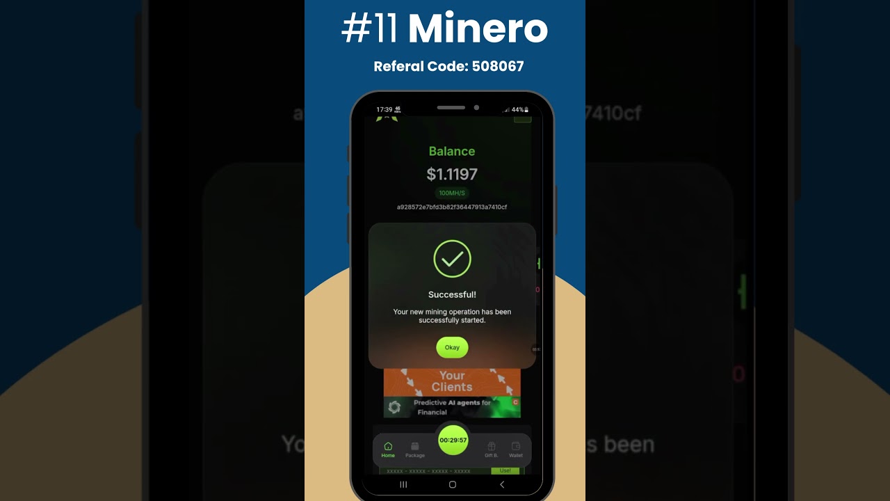 Free Crypto Phone Mining App #11 | 2025