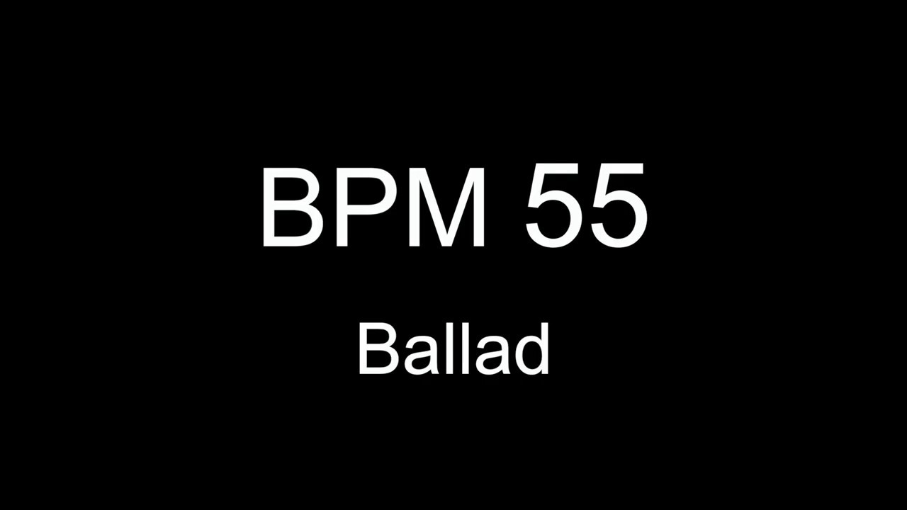 55Bpm Drum rhythm  - Pop Ballad Drum beat (ballad backing tracks)