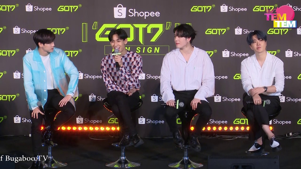 190726  ShopeexGOT7 I ‘GOT7’ U FAN SIGN #SHOPEEXGOT7FANSIGN