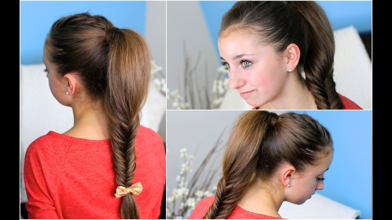 💗 How to make a Fluffy Fishtail Braid | Zendaya's Replay Hairstyle 💗