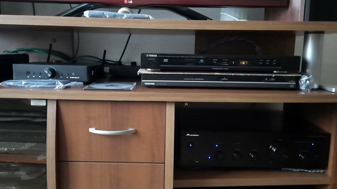 Pioneer dvd585 - Yamaha dvd657 - Technics 570 сравнение по звуку.