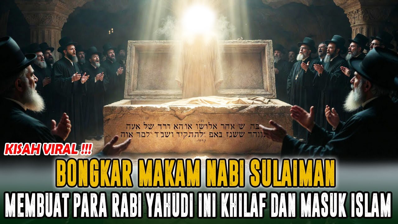 GEGER ❗ KEJANGGALAN BESAR SAAT MAKAM NABI SULAIMAN DIBONGKAR MEMBUAT PARA RABI YAHUDI INI MUALAF