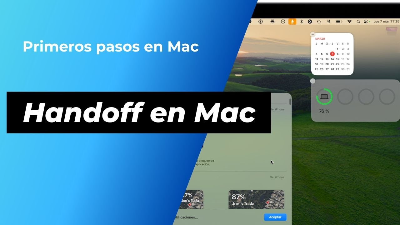 Handoff en Mac