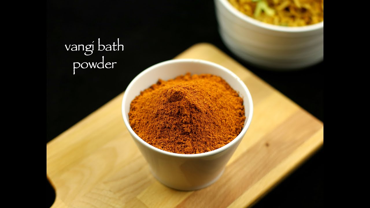 vangibhath masala powder recipe | vangi bath powder recipe - karnataka style