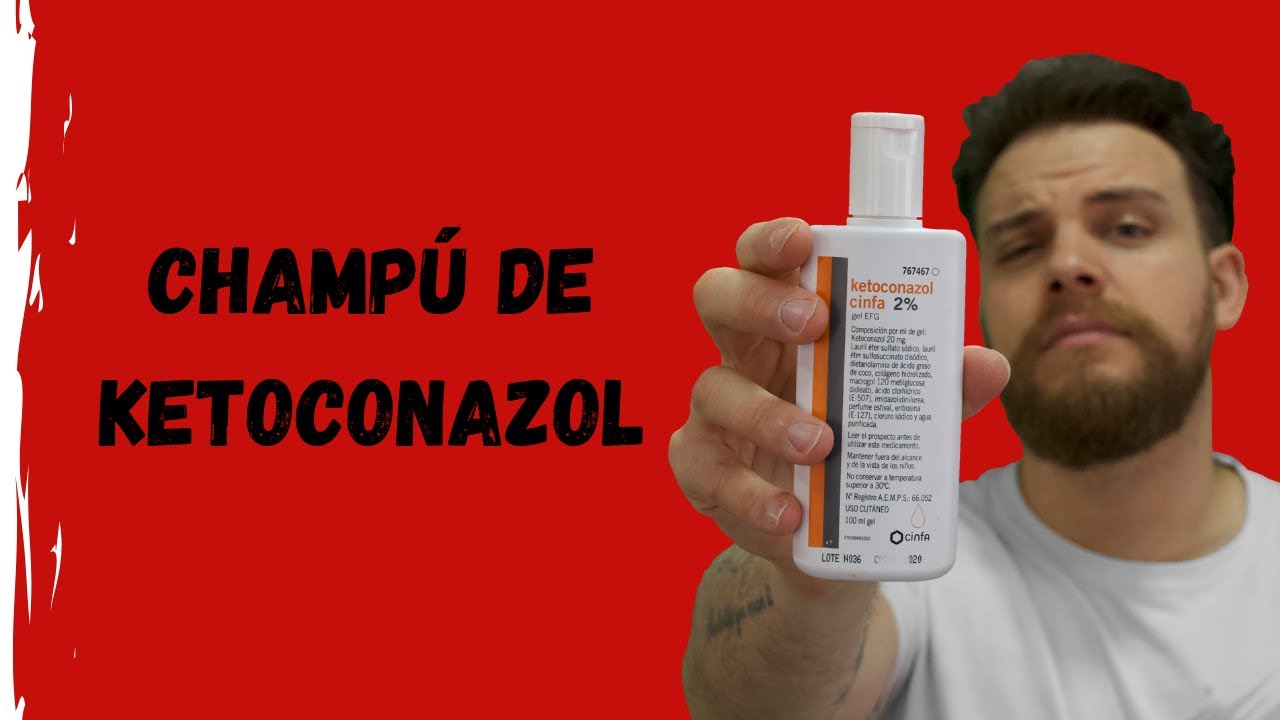 CHAMPÚ DE KETOCONAZOL PARA LA CAÍDA DEL CABELLO Y CASPA