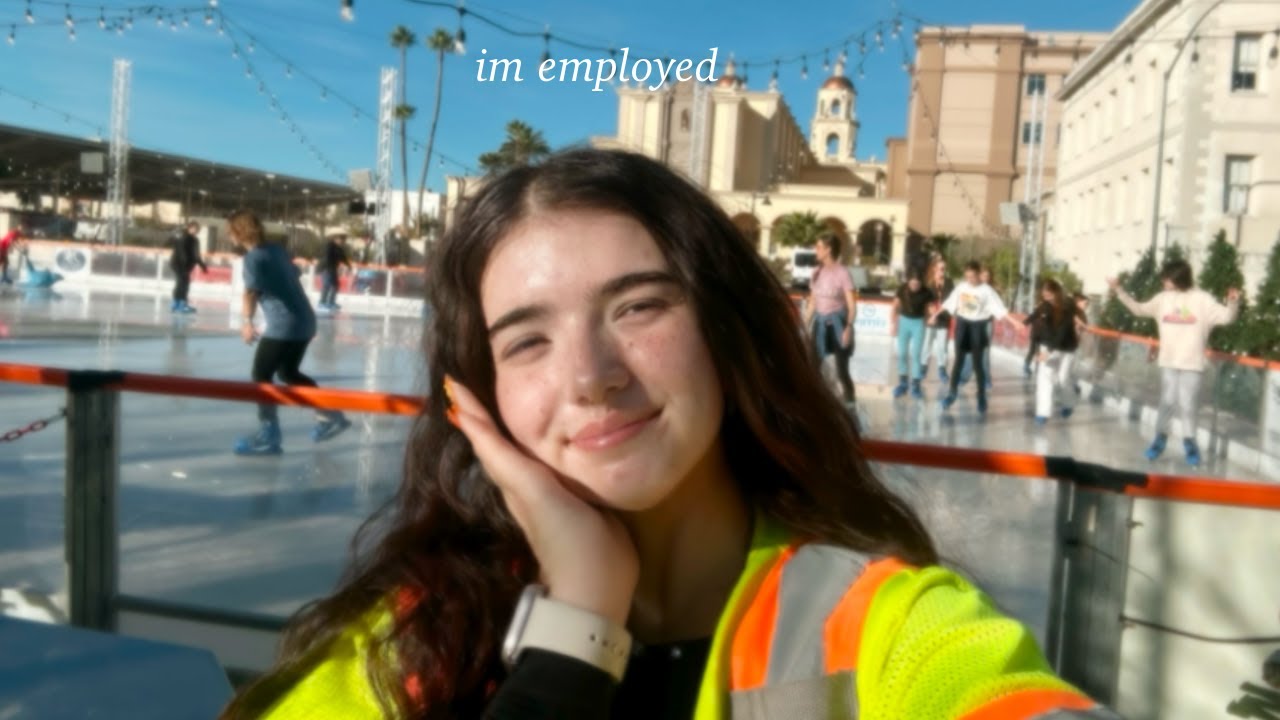 I got a job at an Ice Rink (as a figure skater!)