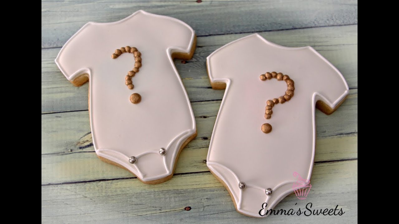 Gender Reveal Cookies by Emma's Sweets