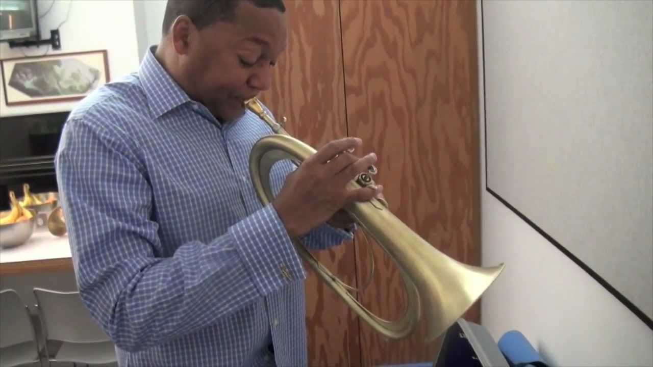 BERNAT, TROY, RON, RASHAWN AND WYNTON PLAY OUR NEW FLUGELHORN!