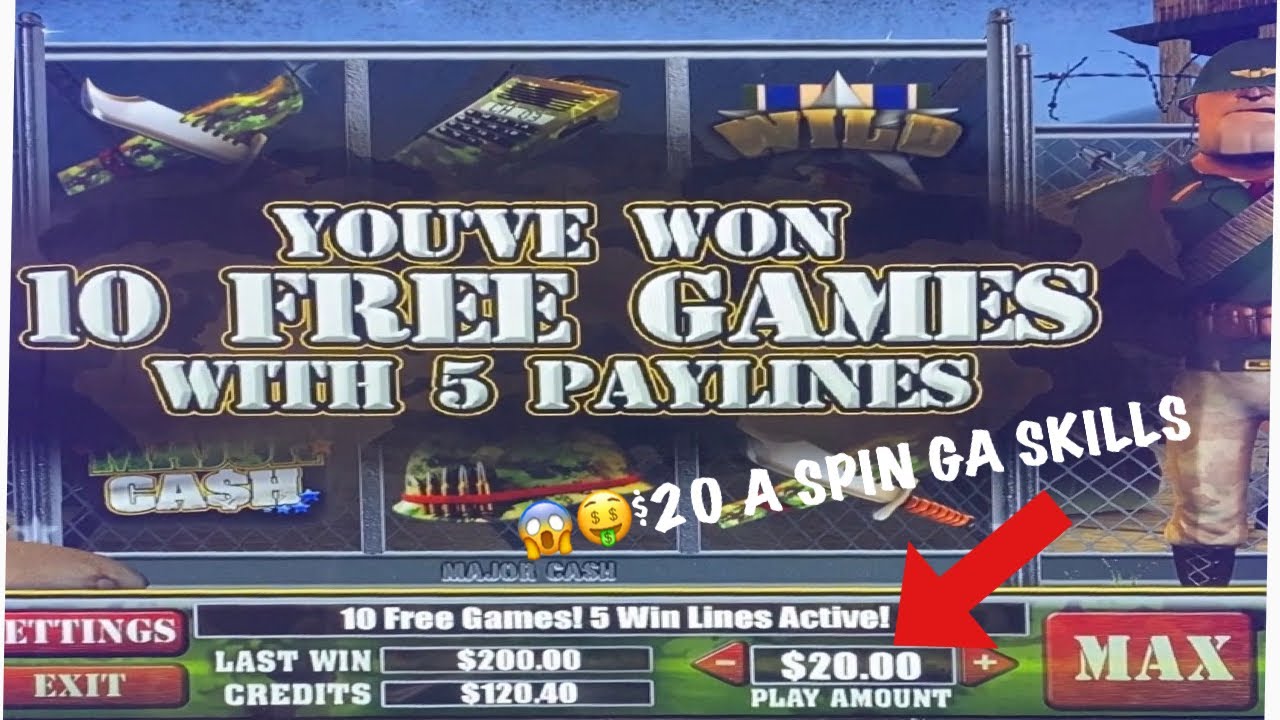 $20 MAX BET !!! (GA SKILLS) BIG WINS !!! LIVE PLAY #ROAD TO 1000 SUBSCRIBERS