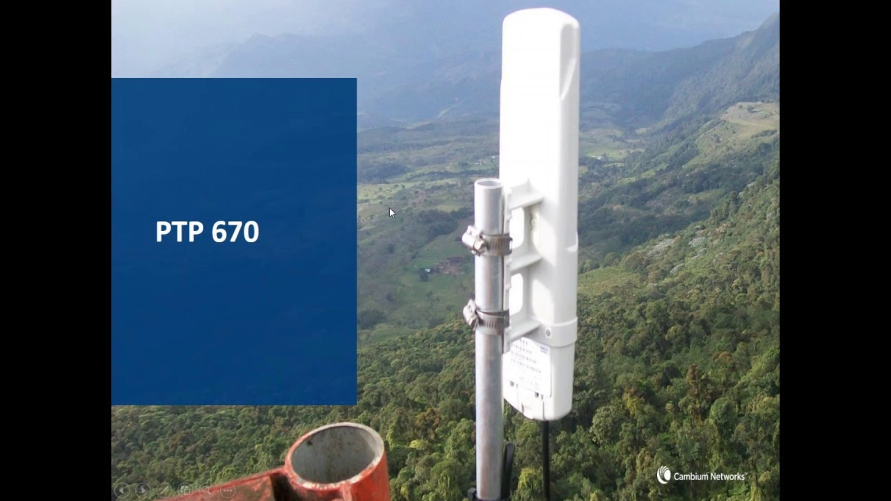 PTP 670 – Rádio PTP no licenciado de alta capacidad