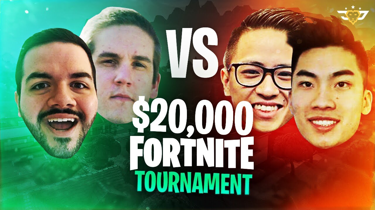 $20,000 Fortnite Match! Ricegum & SpaceLyon vs OpTic CouRage & TeePee